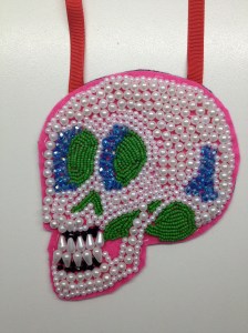 6.blue & green skull