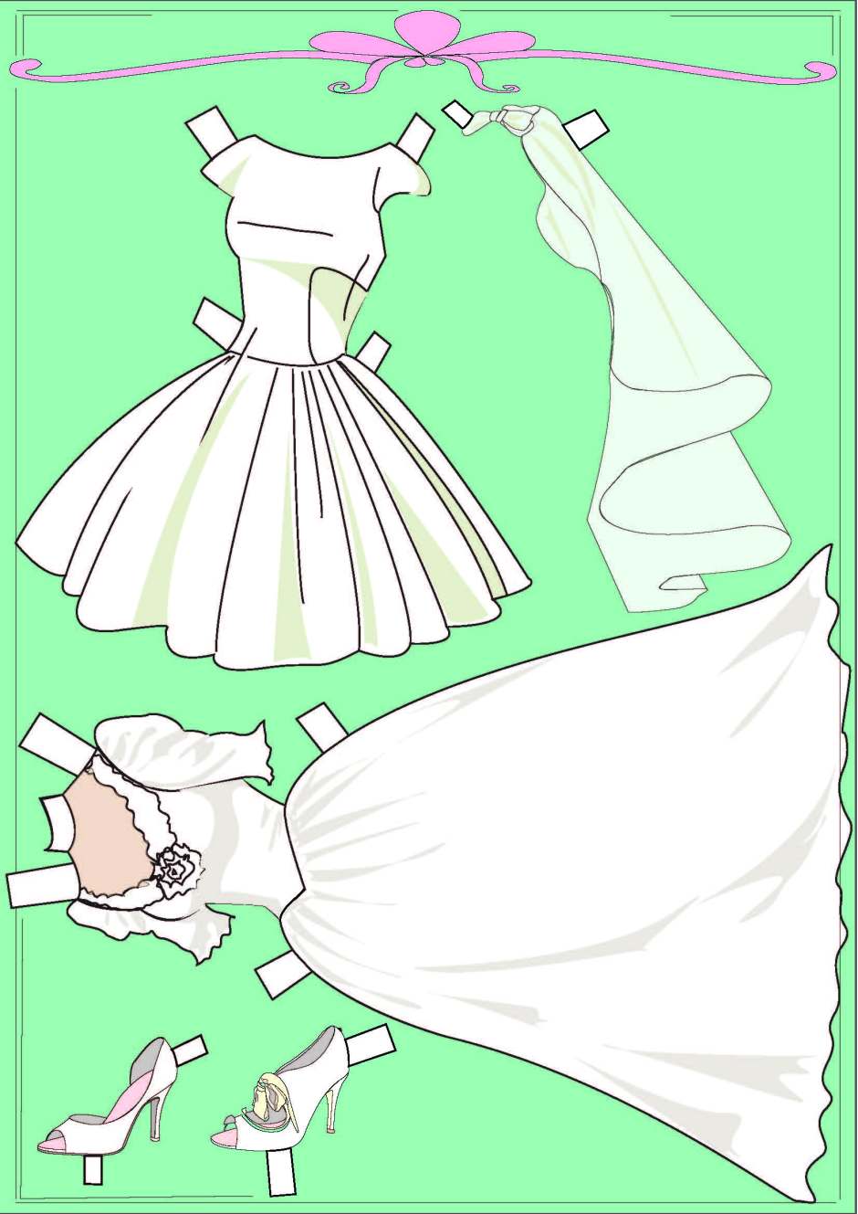 jess wedding card back